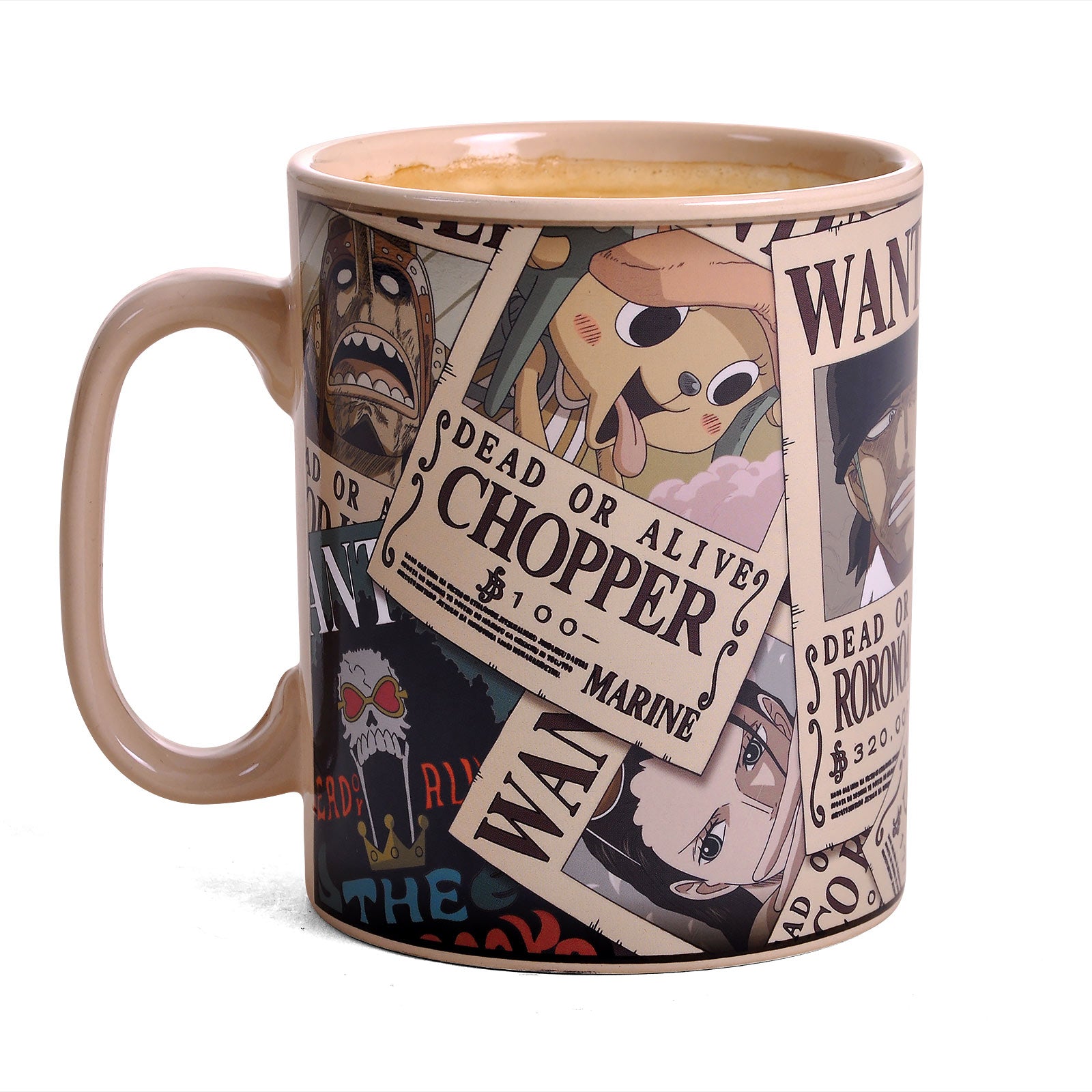 Produktbild One Piece - Wanted Thermoeffekt Tasse