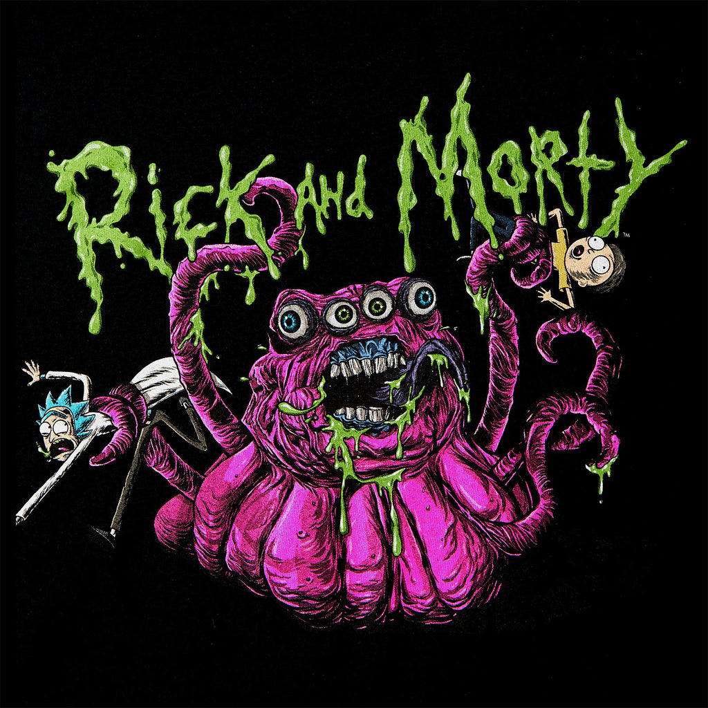 Produktbild Rick and Morty - Monster Slime T-Shirt schwarz