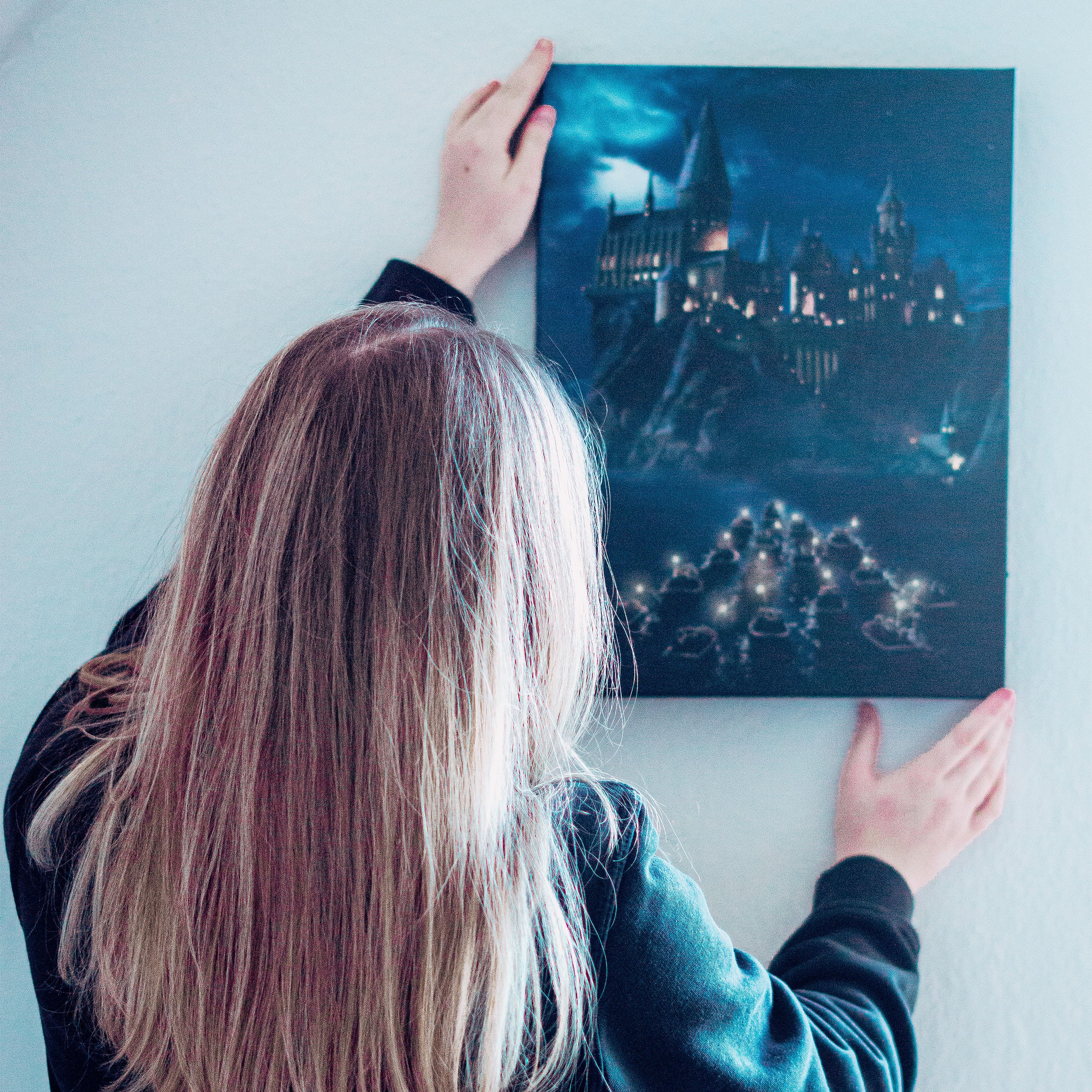 Produktbild Harry Potter - Hogwarts Wandbild mit Licht