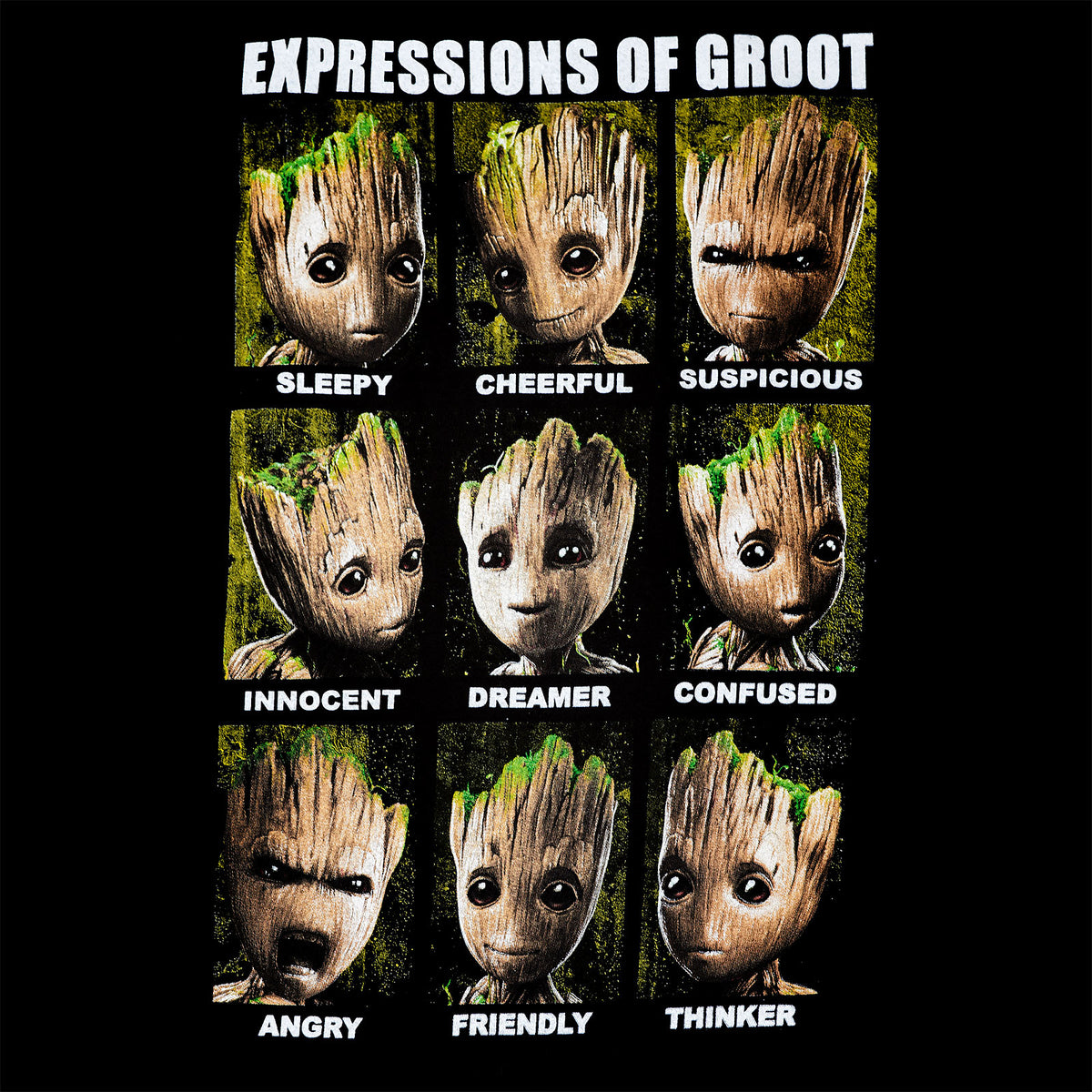 Produktbild Guardians of the Galaxy - Groot Expressions Tank Top schwarz