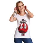Produktbild Star Wars - Rebel BB-8 T-Shirt Damen weiß