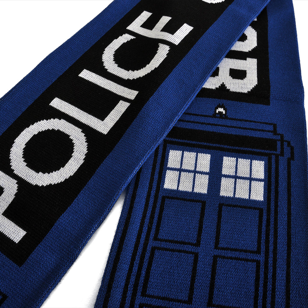 Produktbild Doctor Who - Tardis Police Box Schal blau