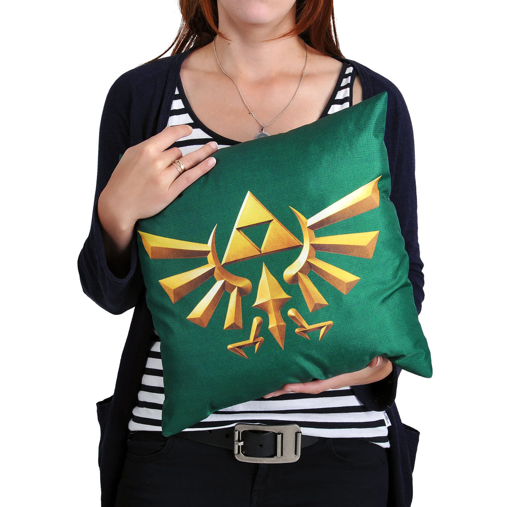 Produktbild Zelda - Hyrule Triforce Logo Kissen