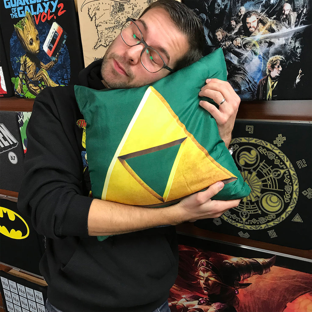 Produktbild Zelda - Hyrule Triforce Logo Kissen