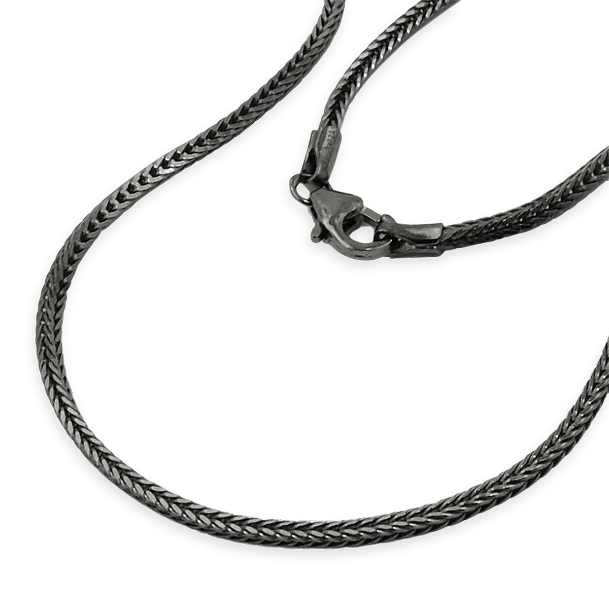 Produktbild Fuchsschwanzkette schwarz 42 cm