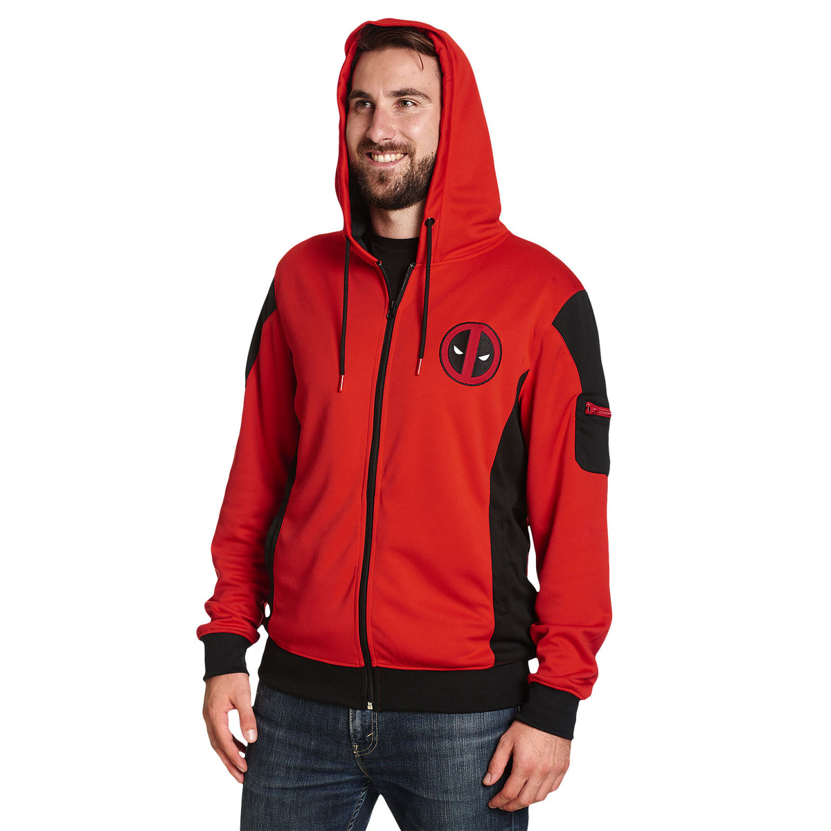 Produktbild Deadpool - Logo Kapuzenjacke rot