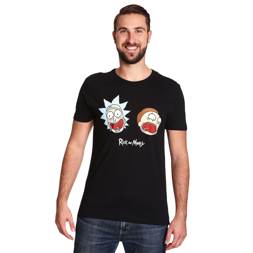 Produktbild Rick and Morty - Crazy Faces Glow in the Dark T-Shirt