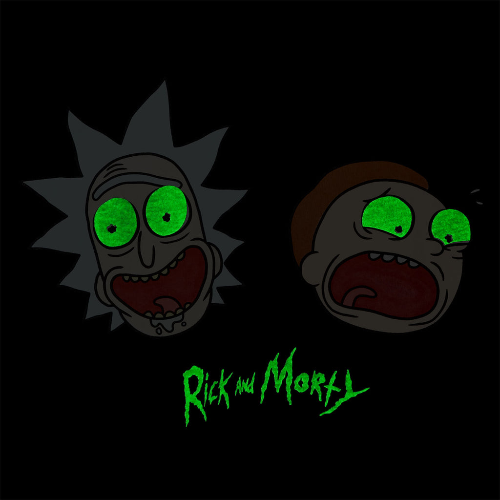 Produktbild Rick and Morty - Crazy Faces Glow in the Dark T-Shirt