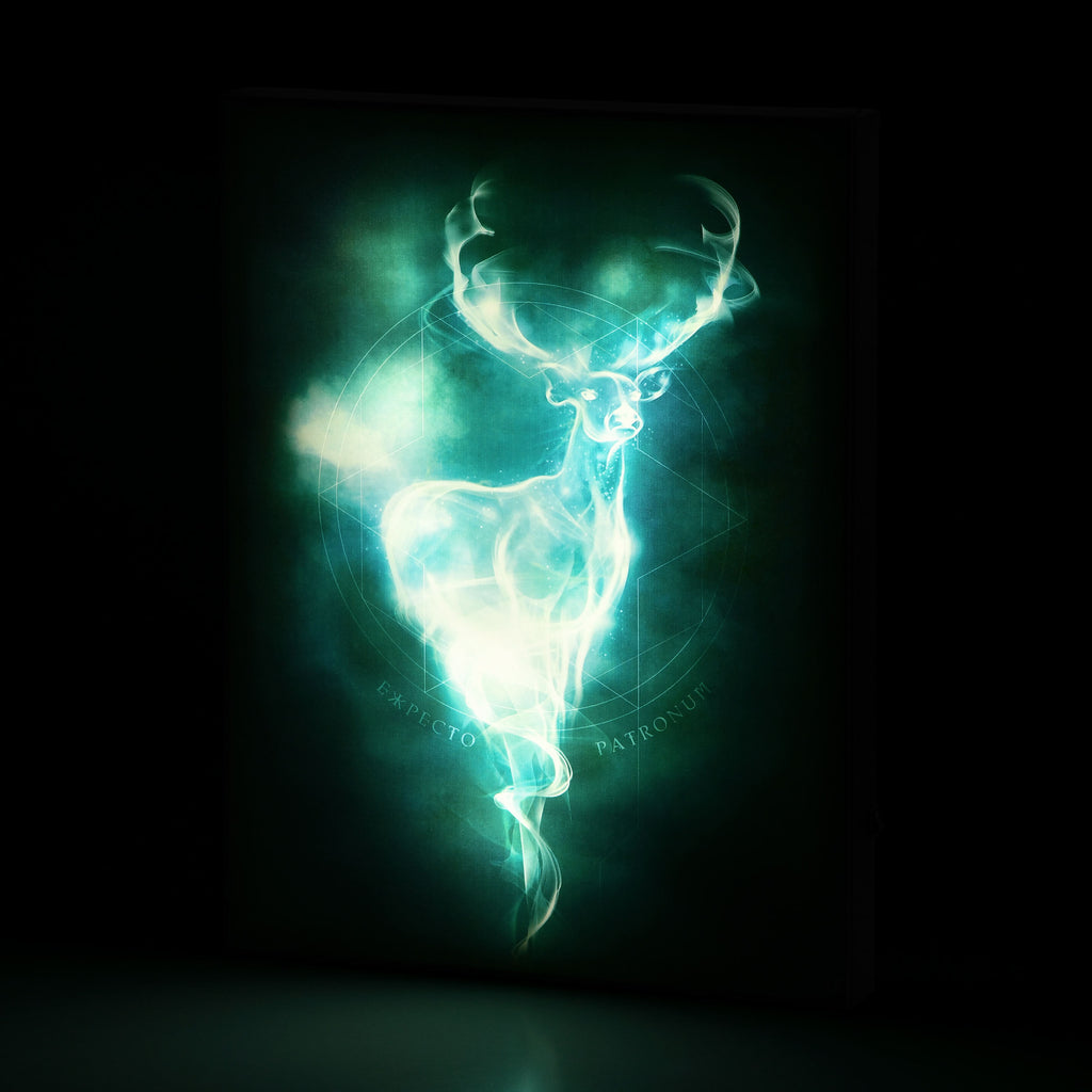 Produktbild Harry Potter - Patronus Wandbild mit Licht