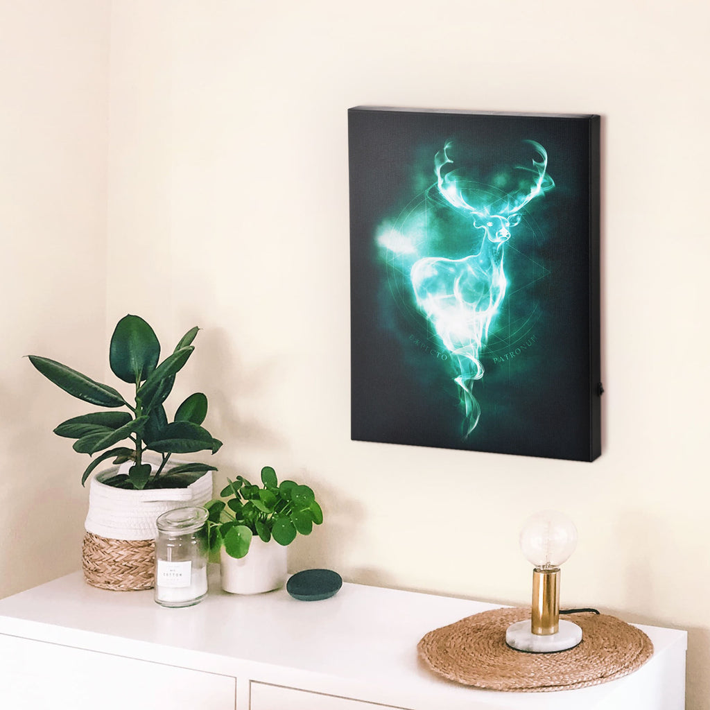 Produktbild Harry Potter - Patronus Wandbild mit Licht