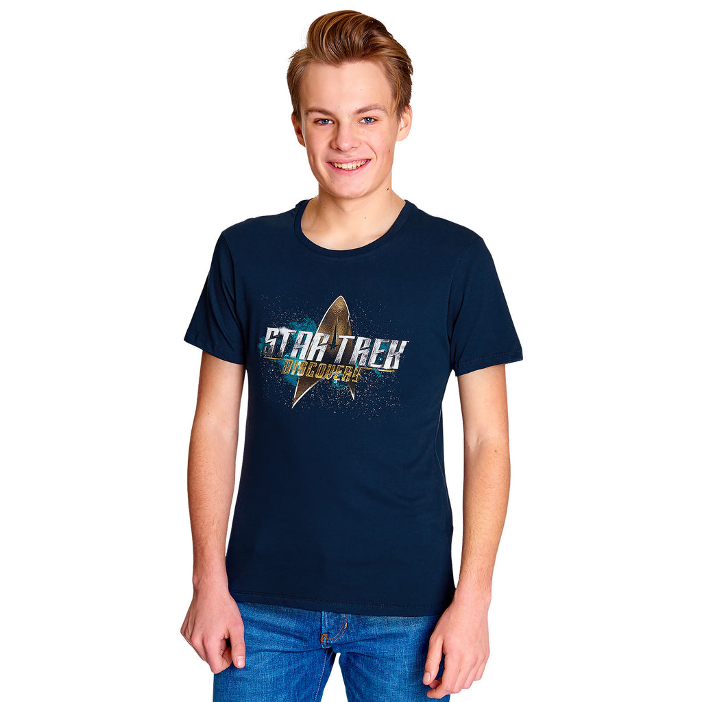 Produktbild Star Trek - Discovery Logo T-Shirt blau