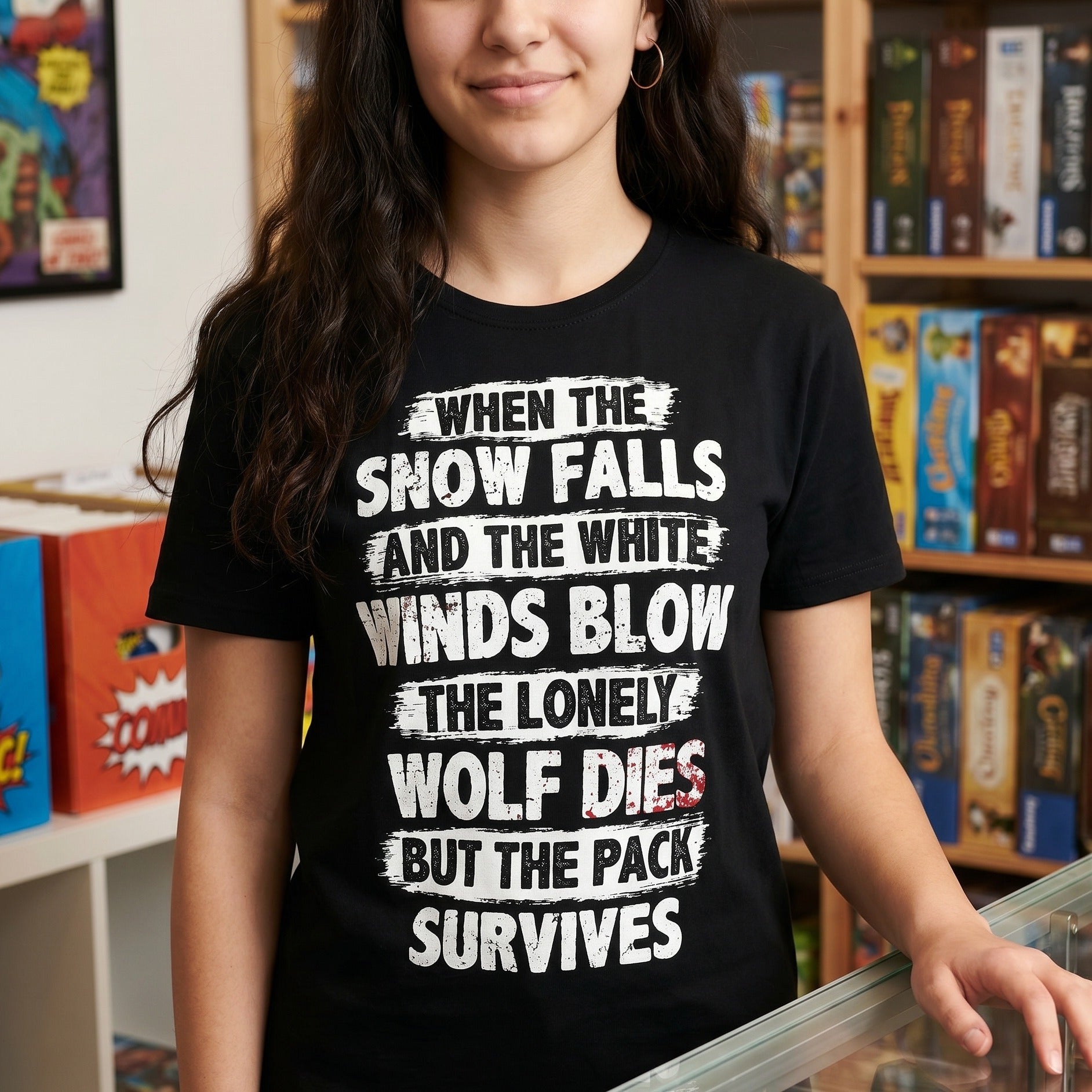 Produktbild The Pack Survives T-Shirt schwarz