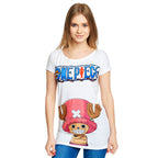 Produktbild One Piece - Chopper T-Shirt Damen Loose Fit weiß