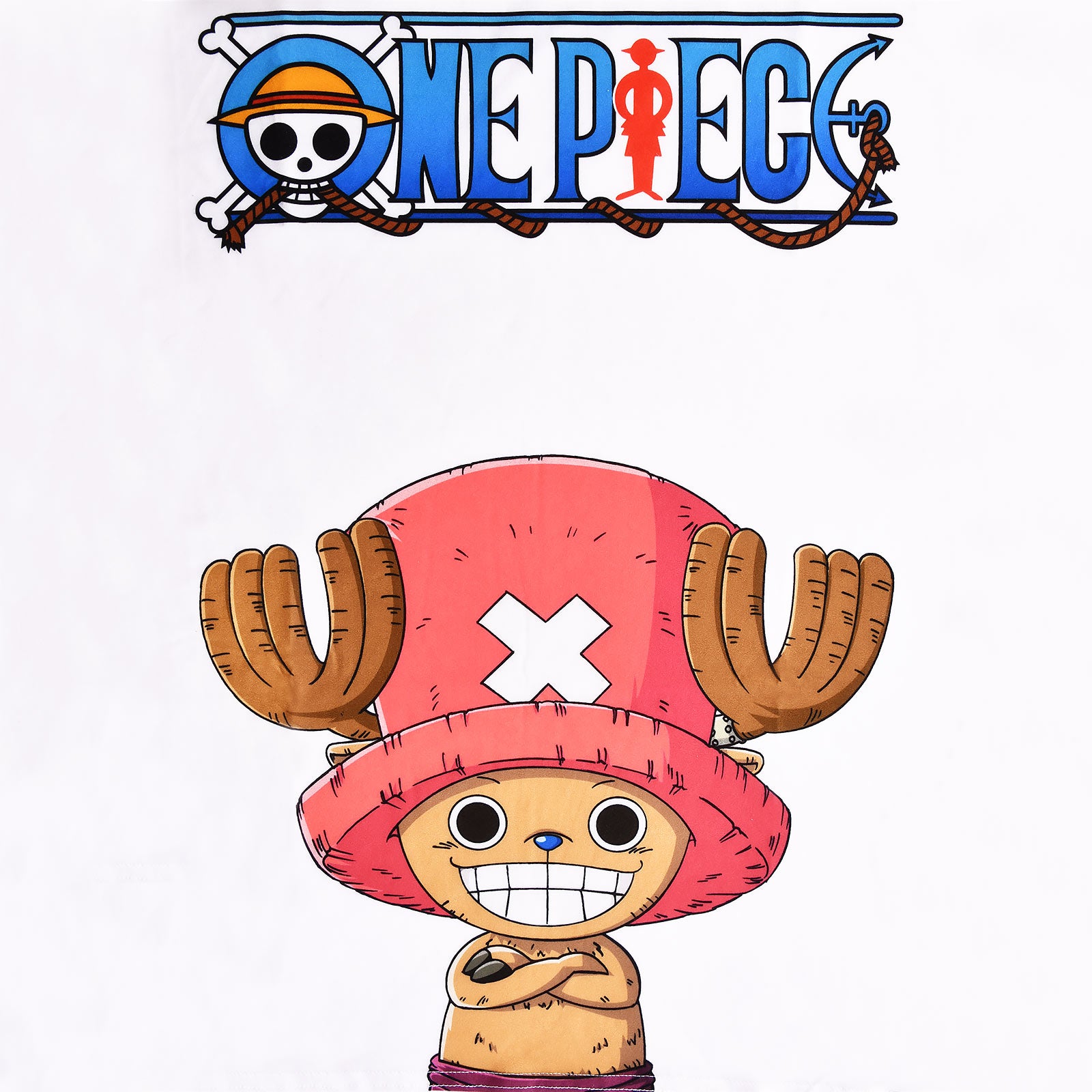Produktbild One Piece - Chopper T-Shirt Damen Loose Fit weiß