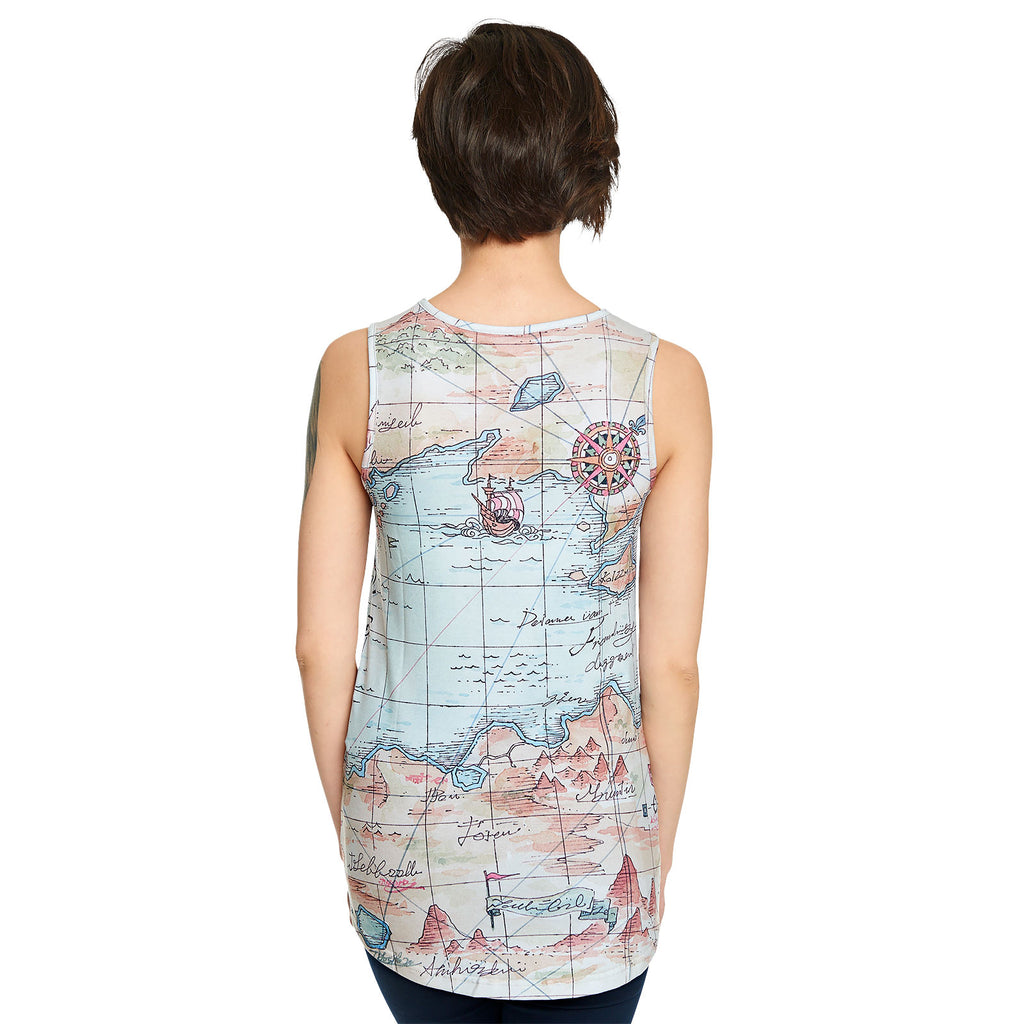 Produktbild One Piece - East Blue Map Tank Top Loose Fit