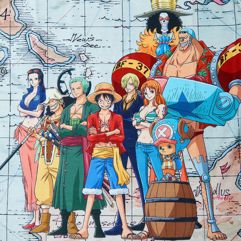 Produktbild One Piece - East Blue Map Tank Top Loose Fit