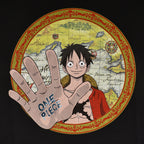 Produktbild One Piece - Map Circle T-Shirt schwarz