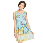 Produktbild One Piece - East Blue Map Minikleid
