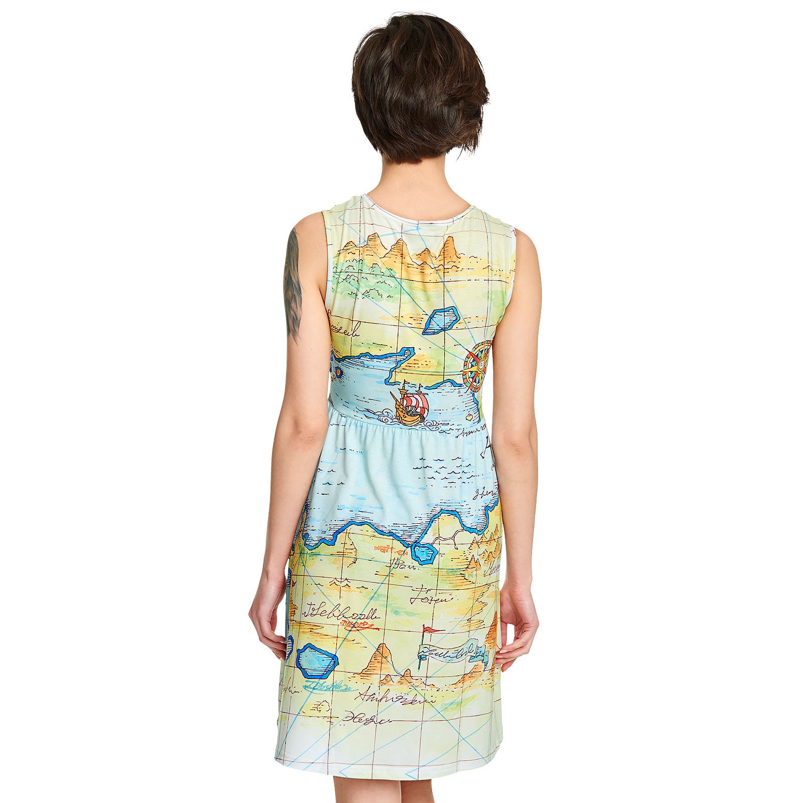Produktbild One Piece - East Blue Map Minikleid