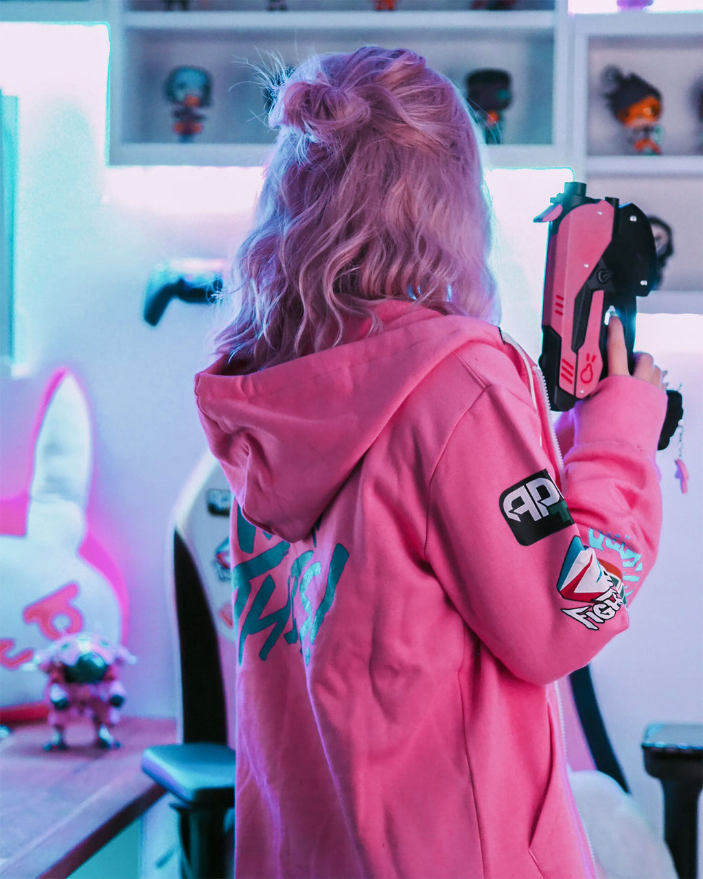 Produktbild Overwatch - Ultimate D.VA Kapuzenjacke pink