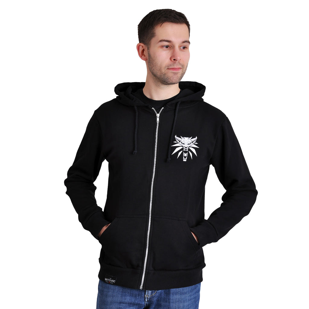 Produktbild Witcher - Steel and Silver Kapuzenjacke schwarz