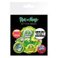Produktbild Rick and Morty - 6er Button Set
