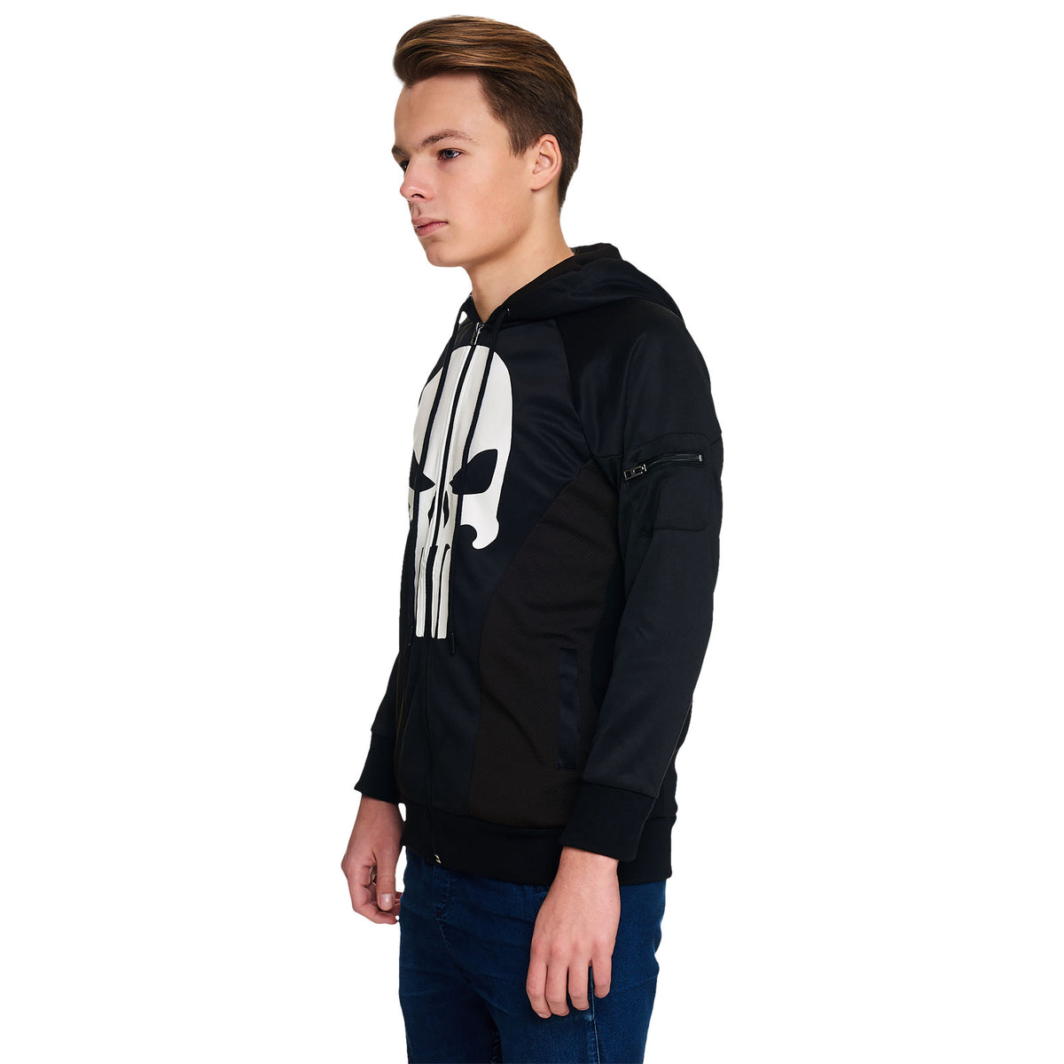 Produktbild Punisher - Logo Kapuzenjacke schwarz