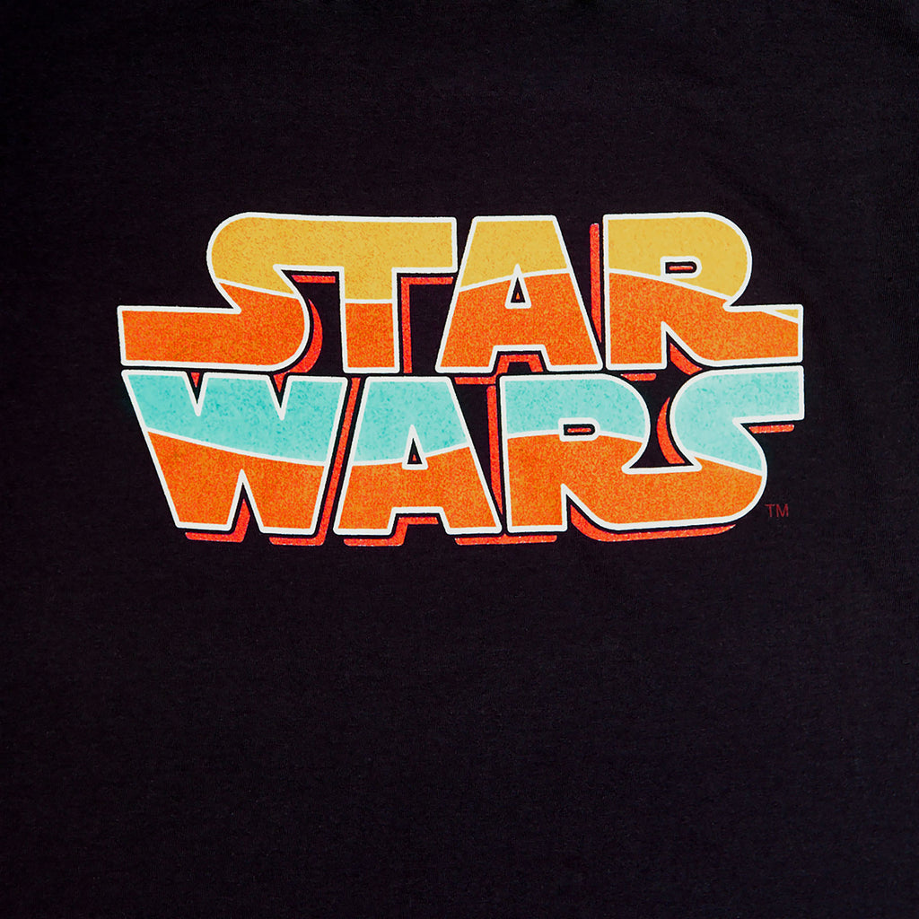 Produktbild Star Wars - Vintage Logo T-Shirt Damen schwarz