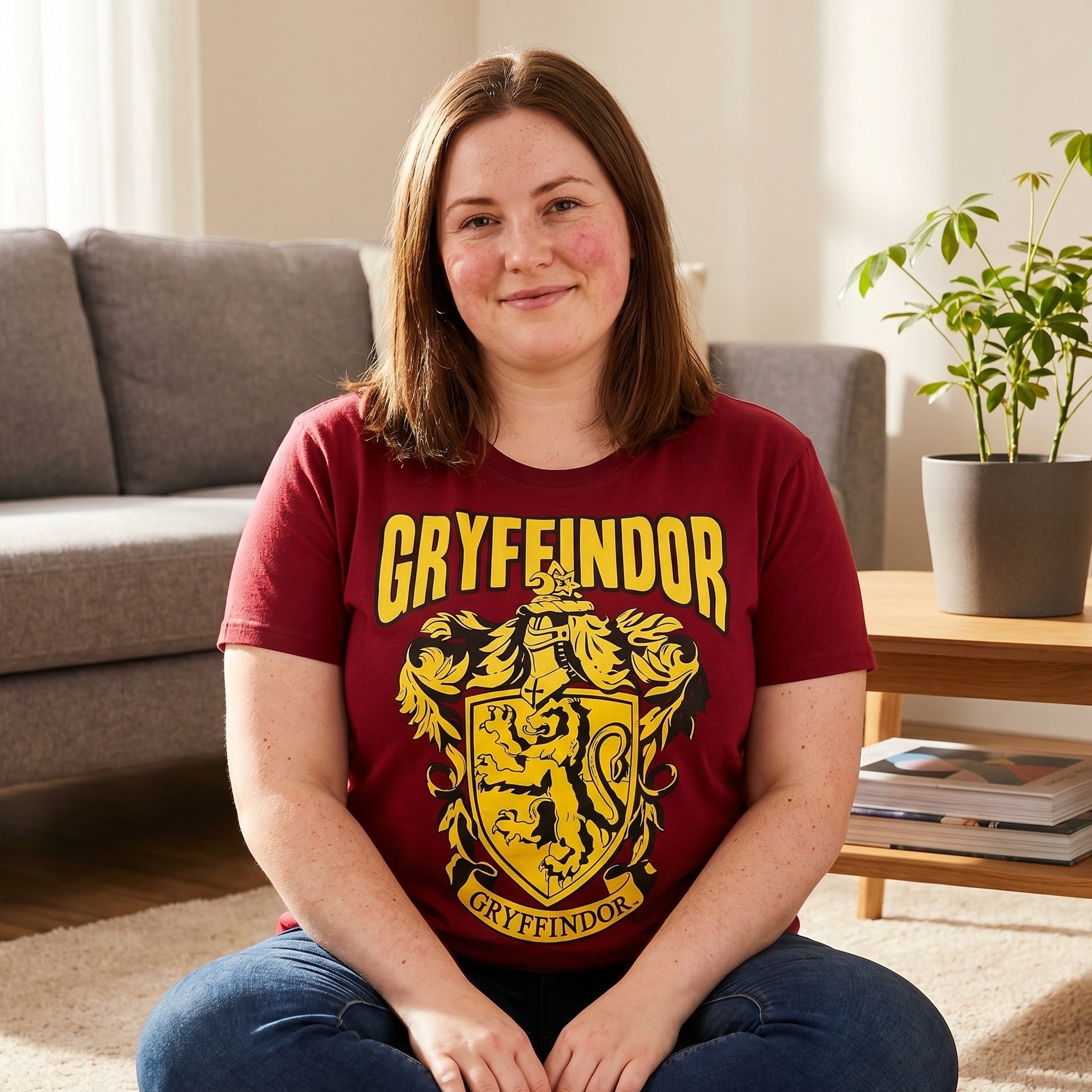 Produktbild Harry Potter - Gryffindor Wappen T-Shirt rot