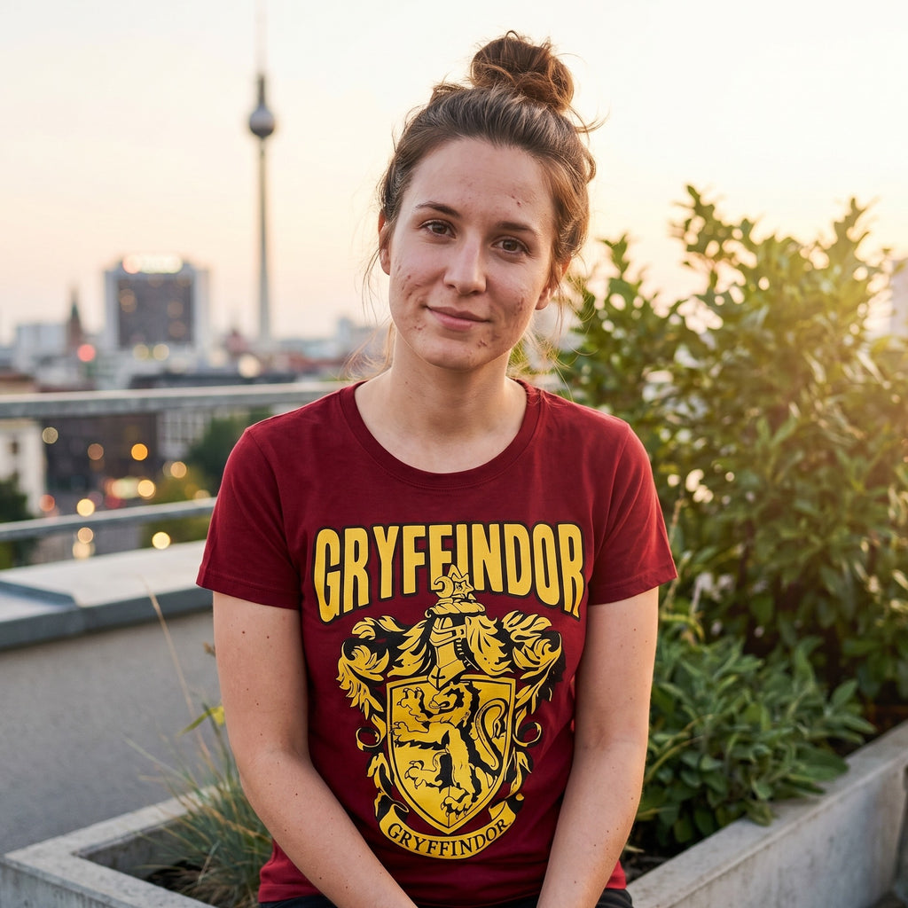 Produktbild Harry Potter - Gryffindor Wappen T-Shirt rot