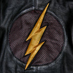 Produktbild Flash - Logo Lederjacke mit Kapuze
