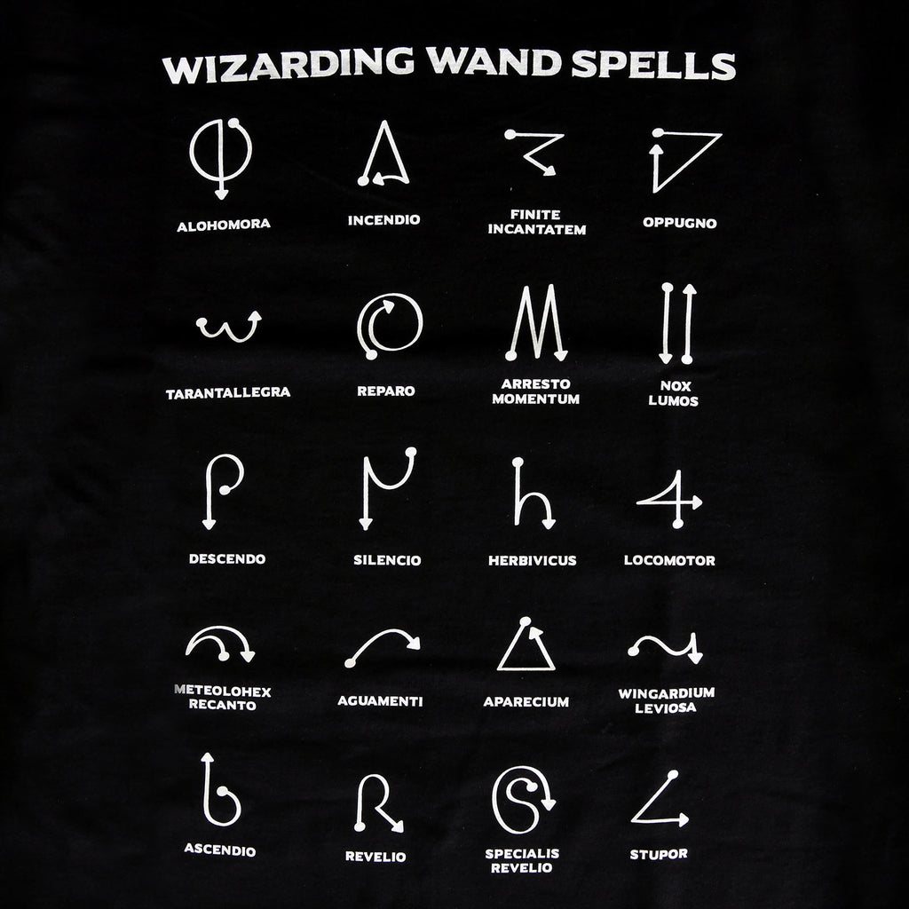 Produktbild Spells Chart T-Shirt für Harry Potter Fans