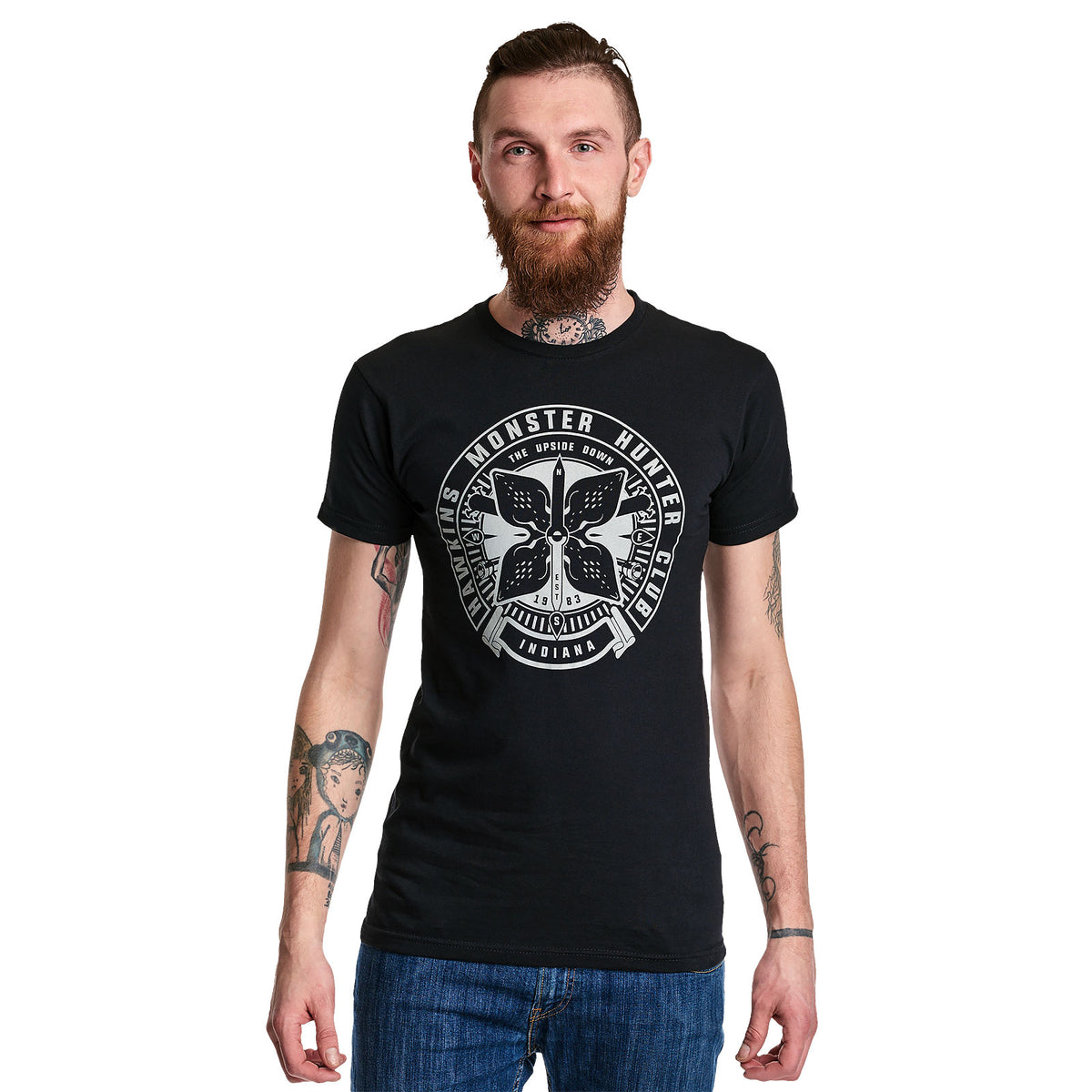 Produktbild Hawkins Hunter Club T-Shirt für Stranger Things Fans
