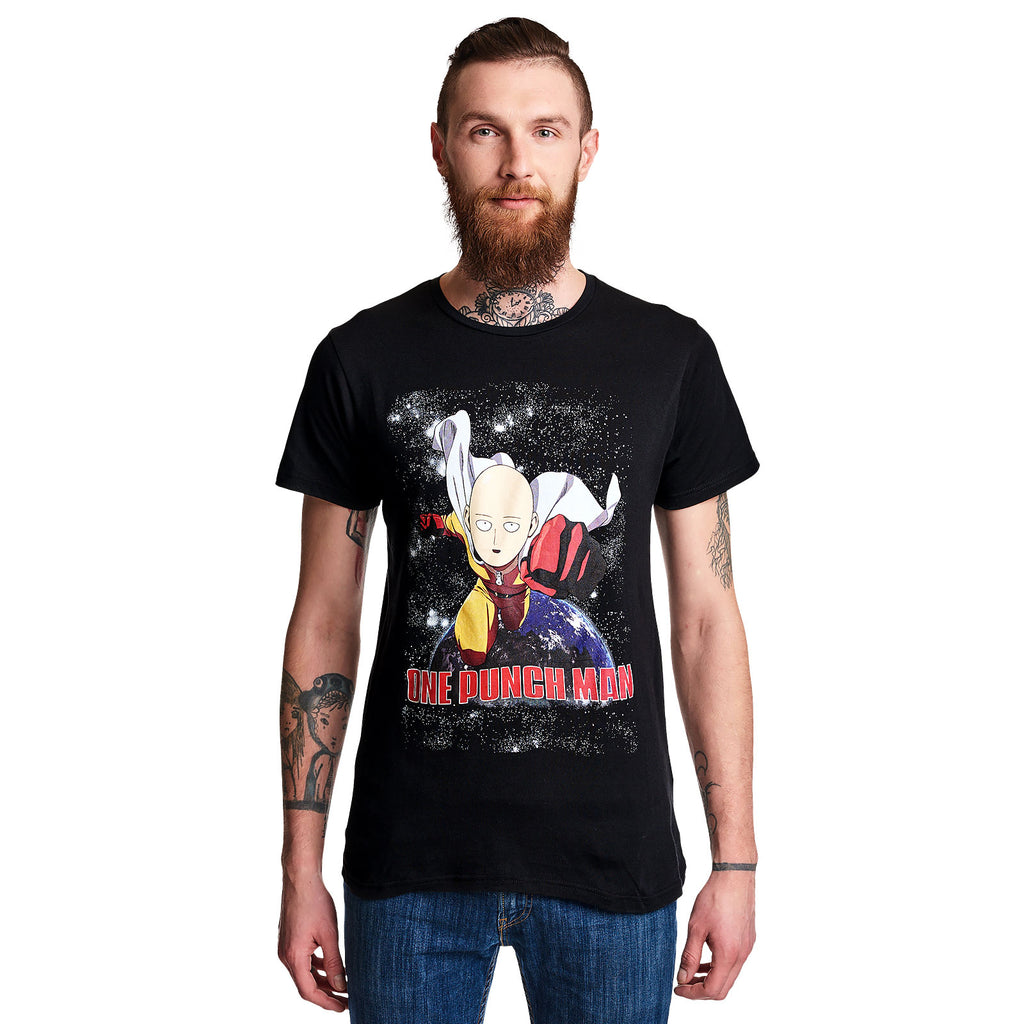 One Punch Man - Fight T-Shirt schwarz