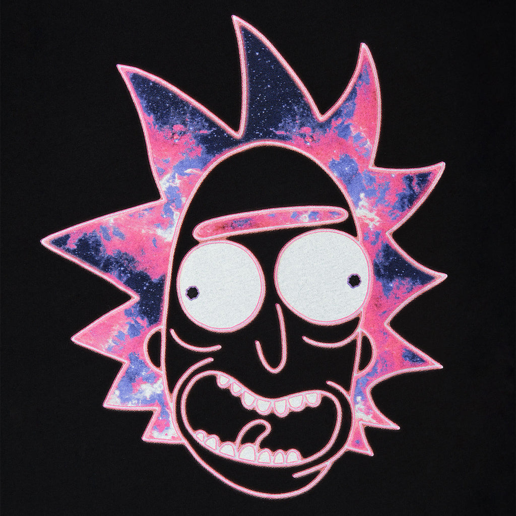Produktbild Rick and Morty - Neon Rick Glow in the Dark T-Shirt schwarz