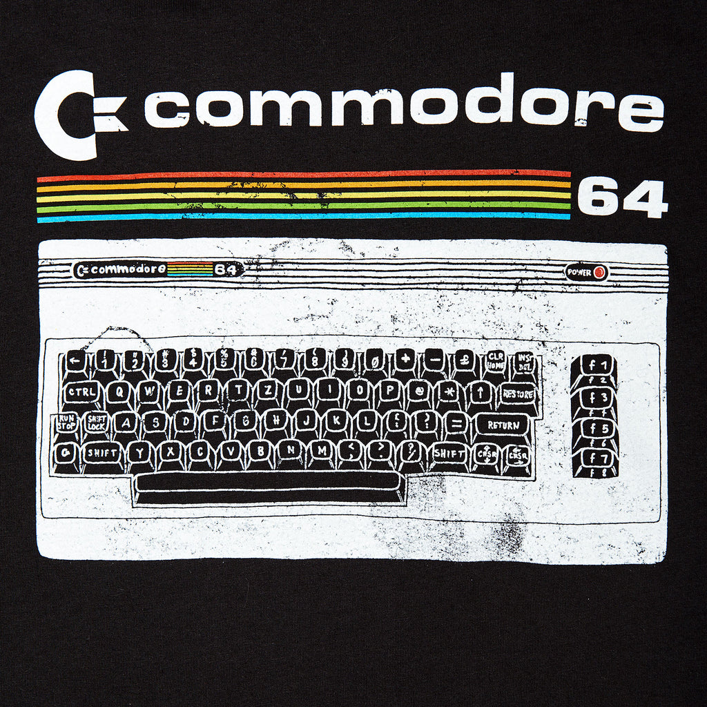 Produktbild Commodore 64 - Classic Keyboard T-Shirt schwarz