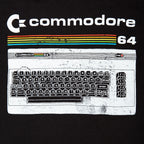 Produktbild Commodore 64 - Classic Keyboard T-Shirt schwarz