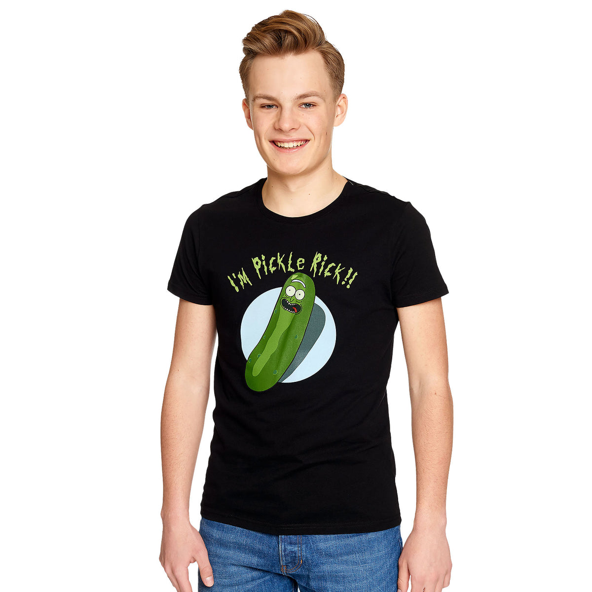 Produktbild Rick and Morty - Pickle Rick T-Shirt schwarz