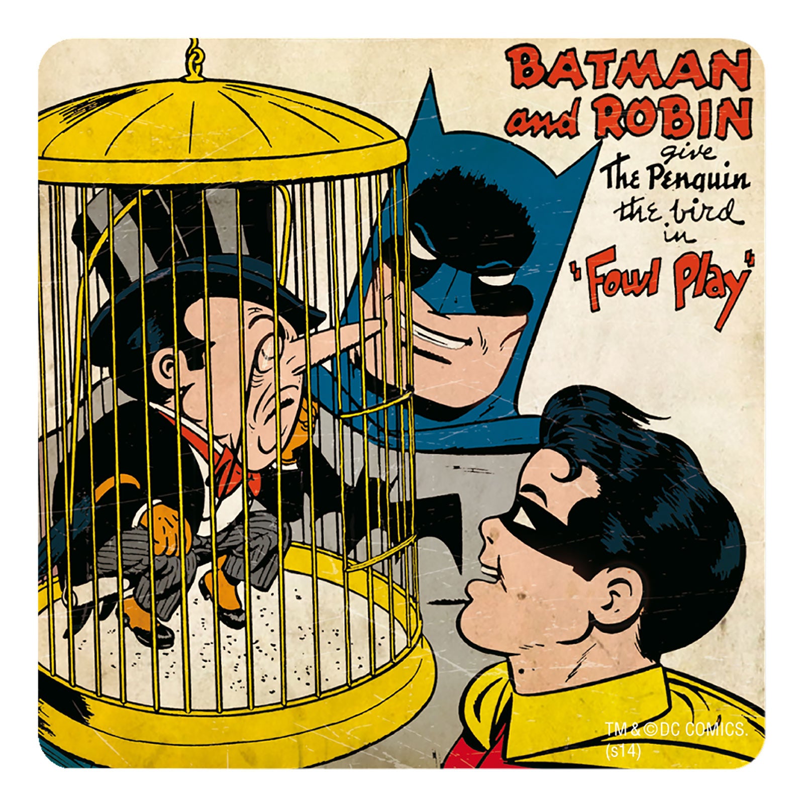 Produktbild Batman - Comic Untersetzer 6er Set