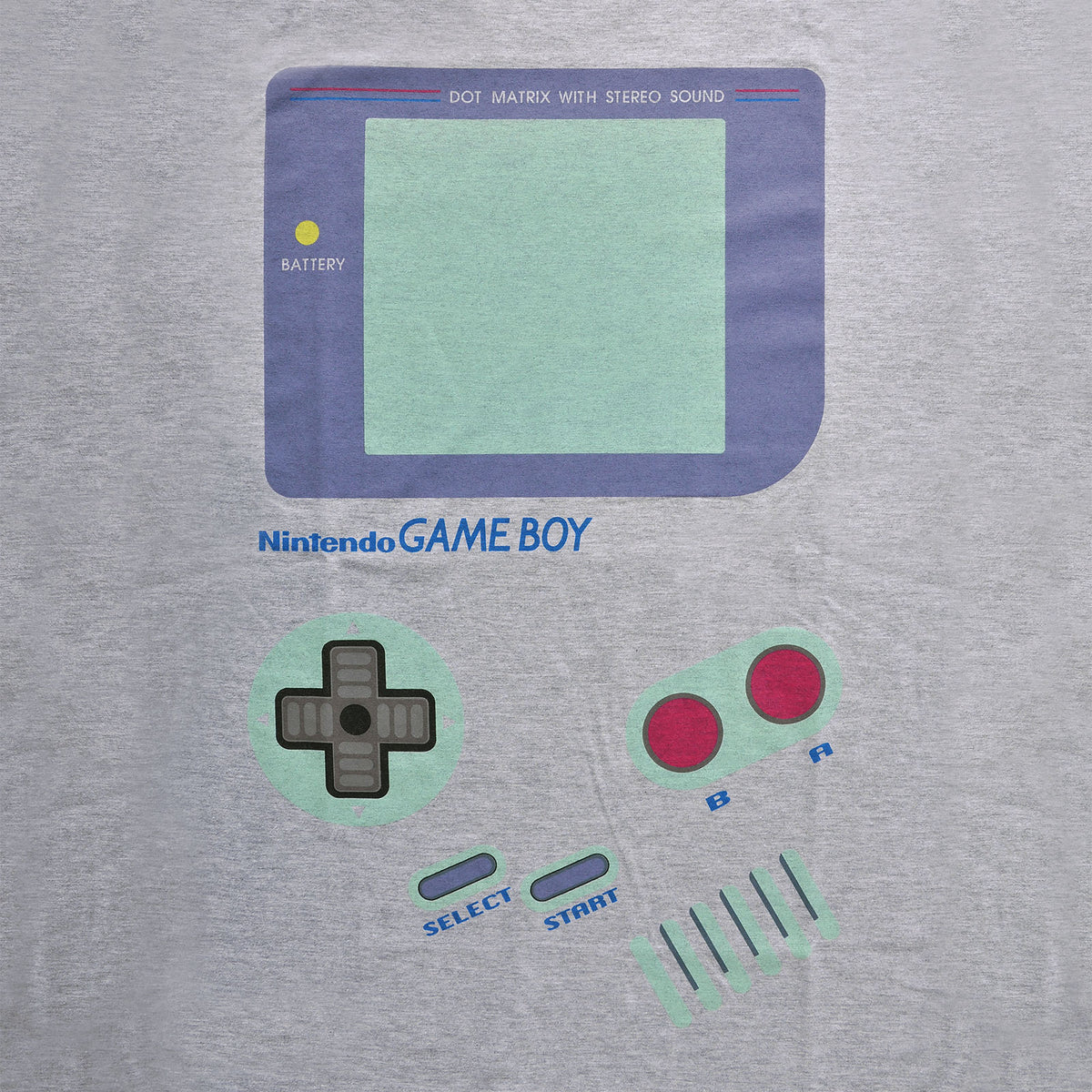 Produktbild Nintendo - Game Boy T-Shirt grau