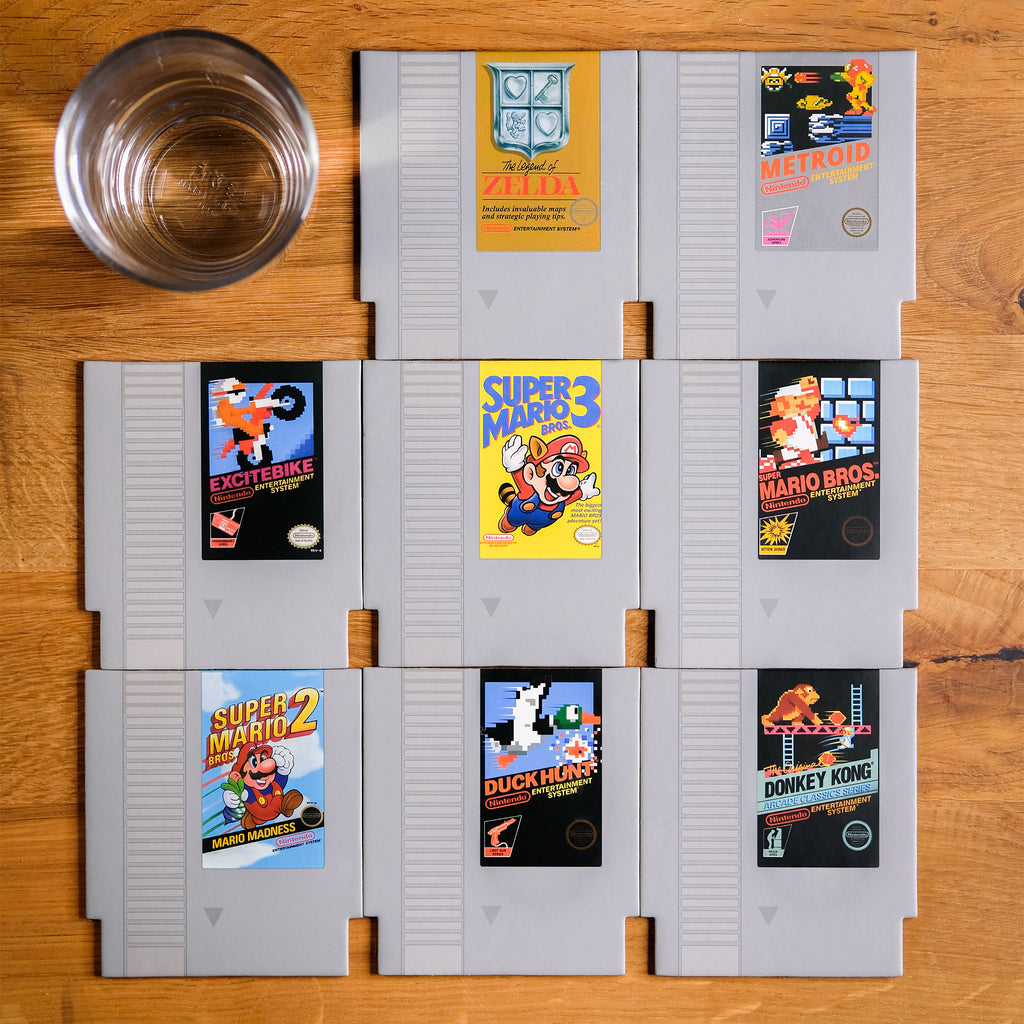 Produktbild Nintendo - NES Games Untersetzer 8er Set