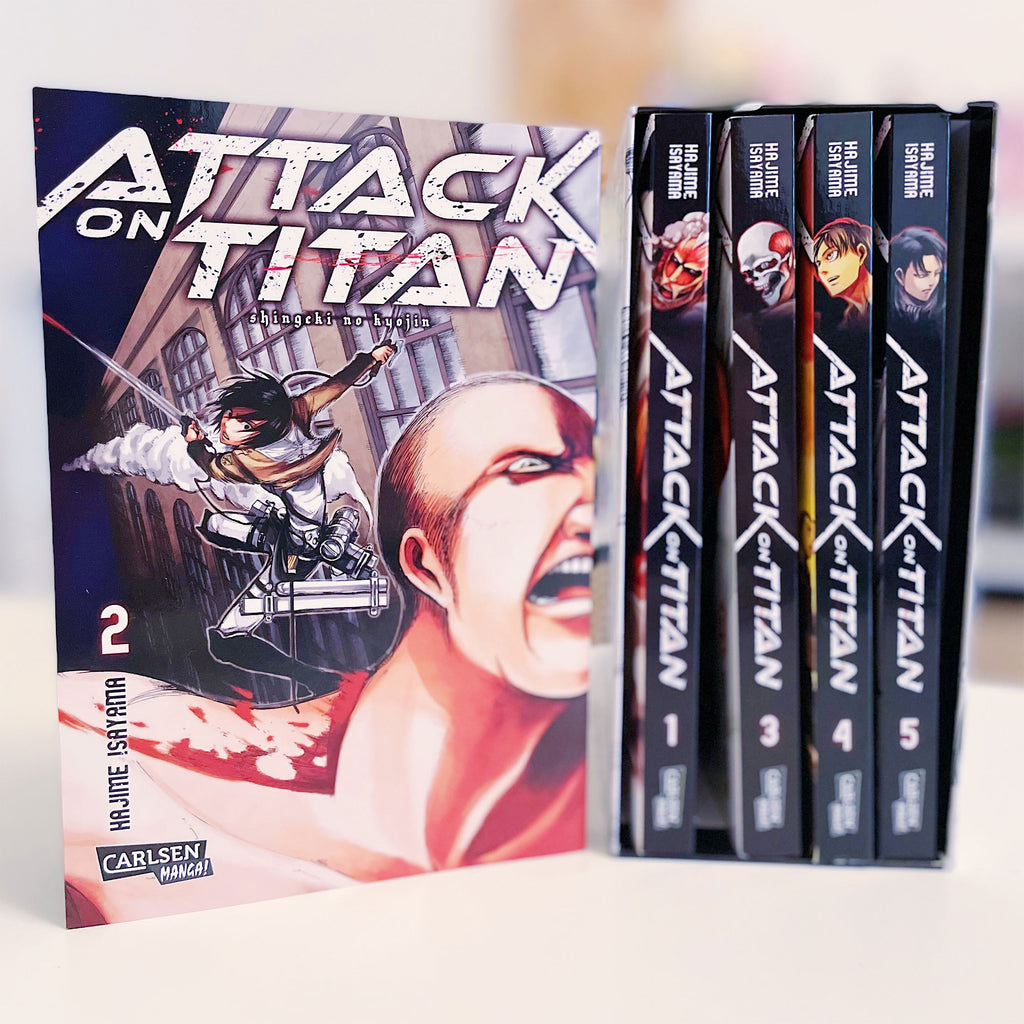 Produktbild Attack on Titan - Sammelschuber Band 1-5
