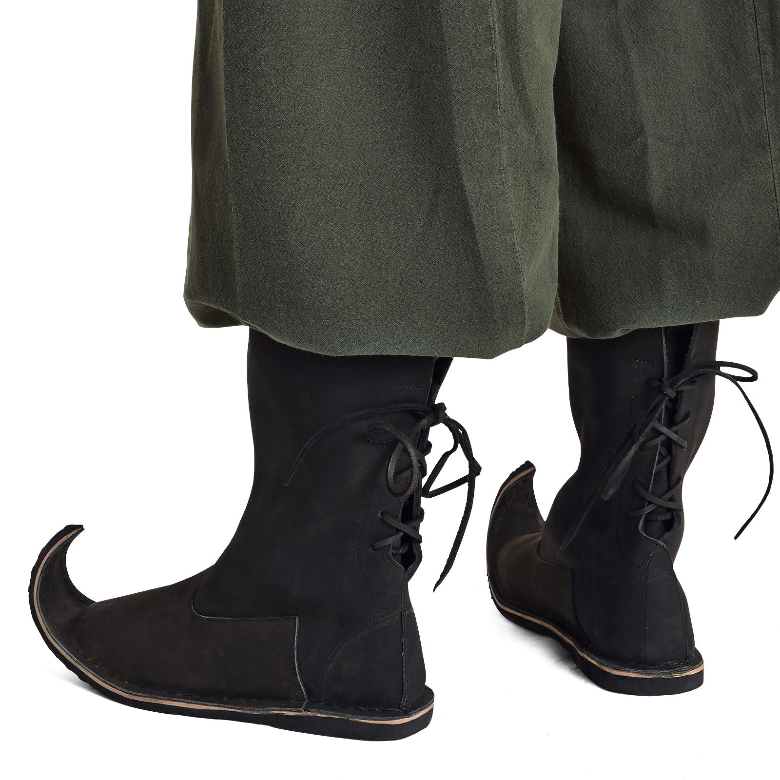 Produktbild Mittelalter Schnabelstiefel schwarz