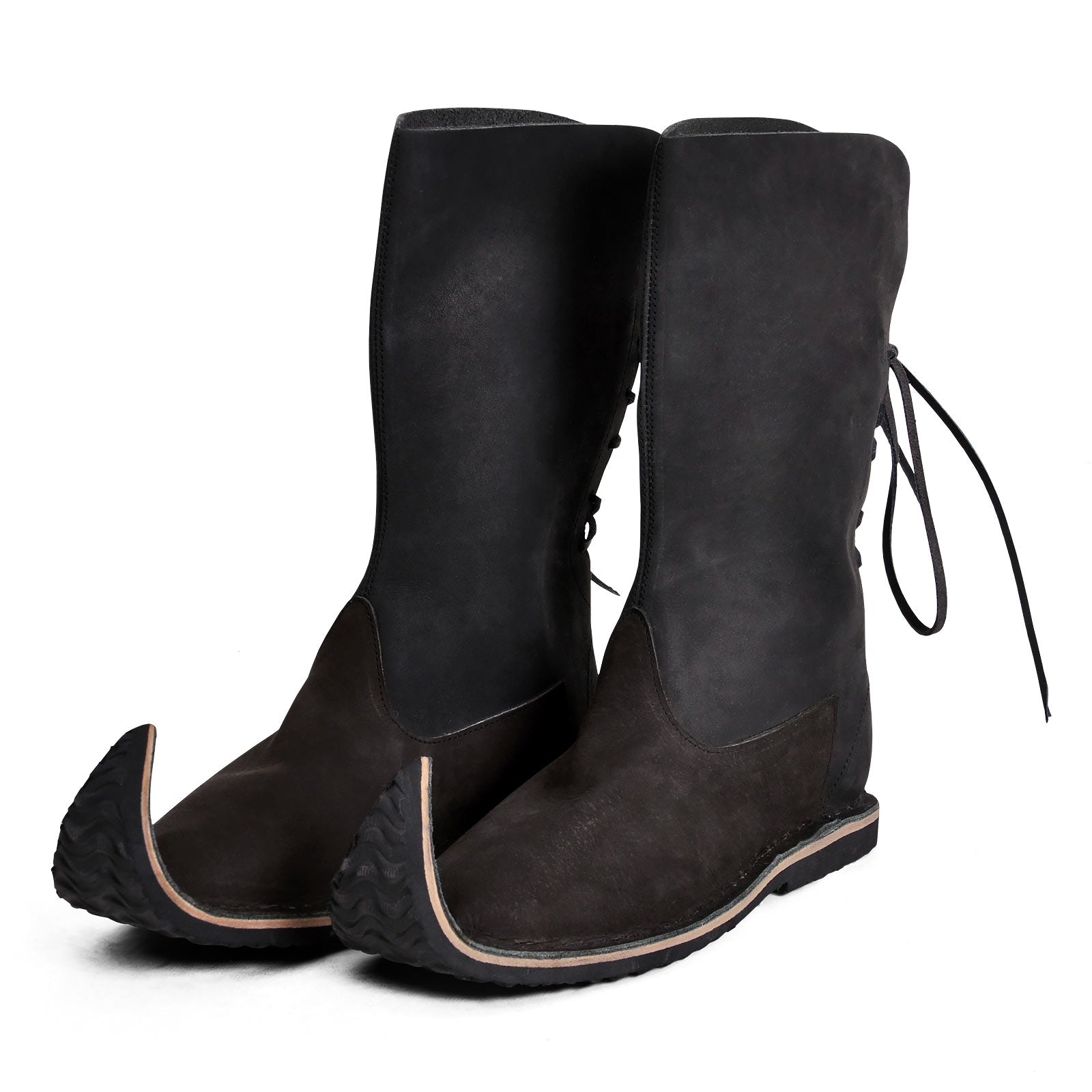 Produktbild Mittelalter Schnabelstiefel schwarz