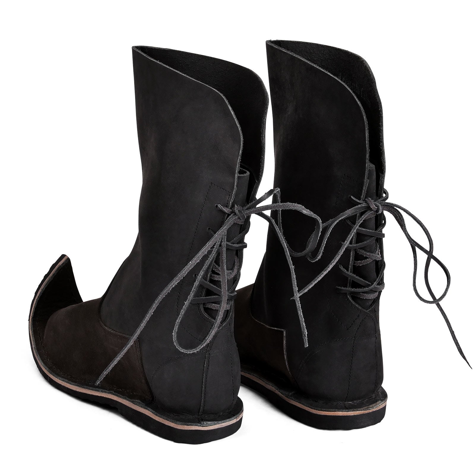 Produktbild Mittelalter Schnabelstiefel schwarz