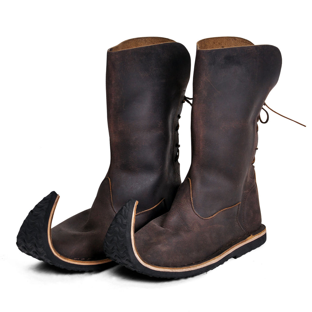 Produktbild Mittelalter Schnabelstiefel braun