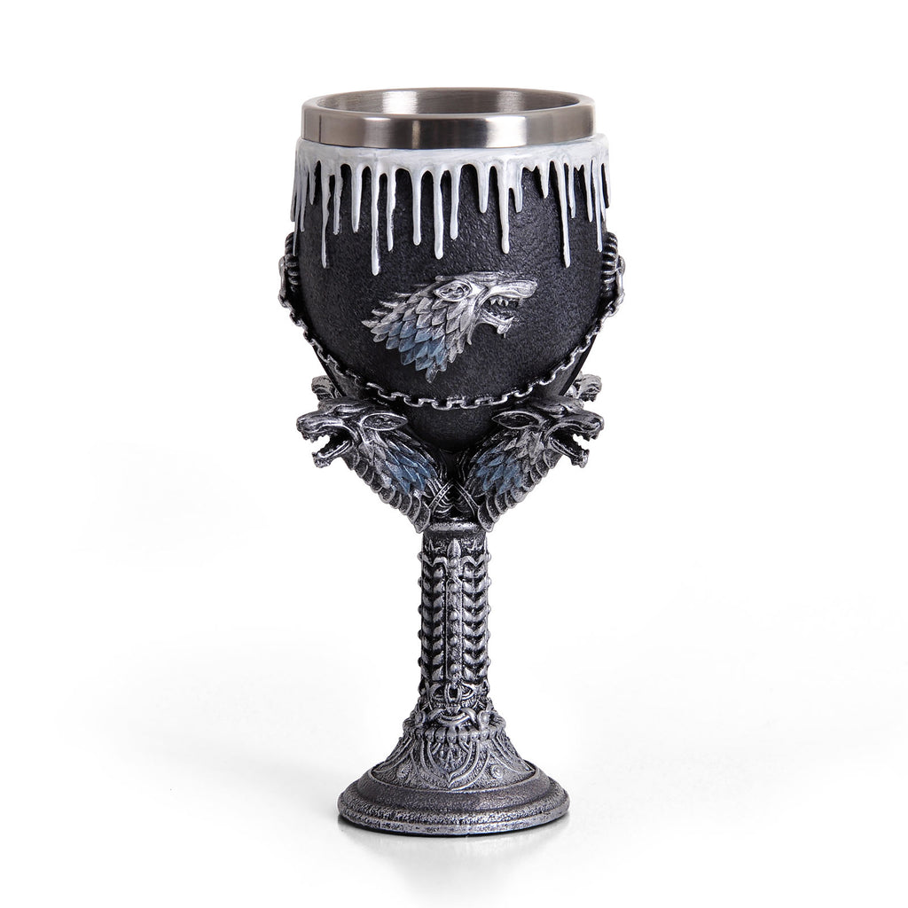 Produktbild Game of Thrones - Stark Wappen Kelch deluxe