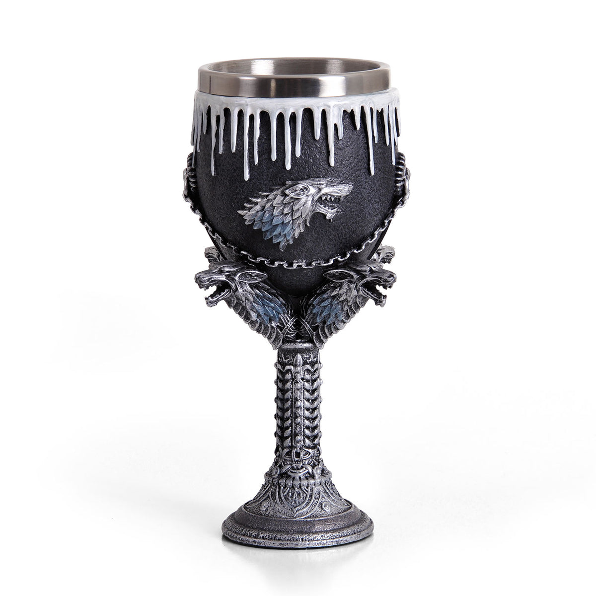Produktbild Game of Thrones - Stark Wappen Kelch deluxe