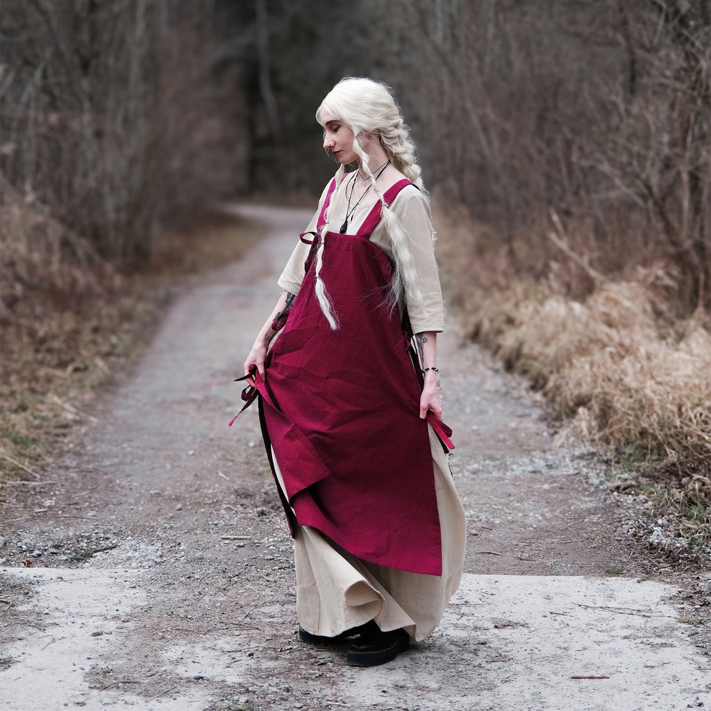 Produktbild Mittelalter Überkleid Hildegard rot