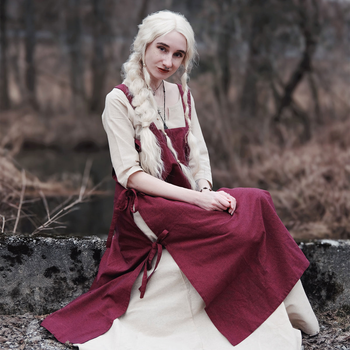 Produktbild Mittelalter Überkleid Hildegard rot
